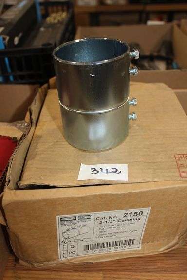 Hubbell Raco 2150 2.5" Steel Coupling Sold Per Pcs