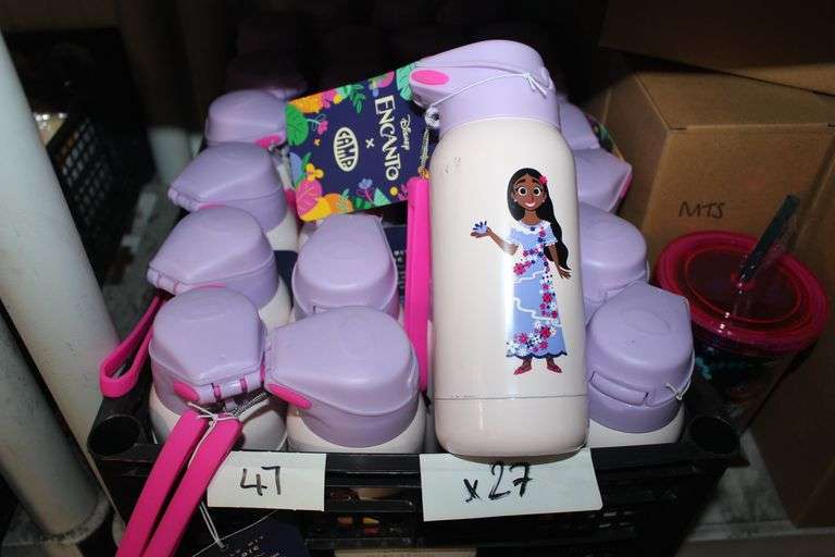Brand New Camp X Disney'S Encanto Collab Kids Metal Water Bottle Isabela Theme Hmkd-Cmp-Qo32 Retail $22Ea