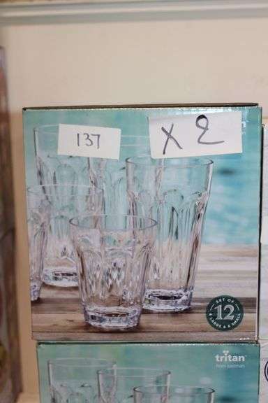 Members Mark Clear Unbreakable Tritan Tumblers Set Of 12 (6-24Oz &  6-15Oz)