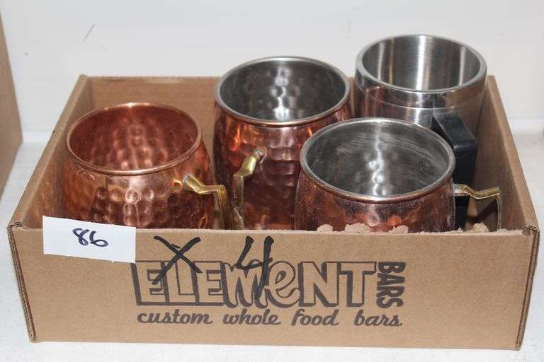 Copper Style Metal Mugs for Moscow Mules