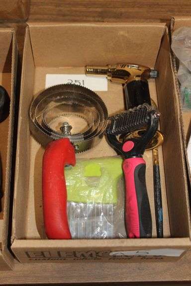 Home Goods Such As Dog Brushes, Torch, Ect