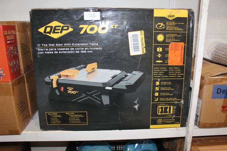 Qep 700Xt 7" Tile Wet Saw With Extension Table