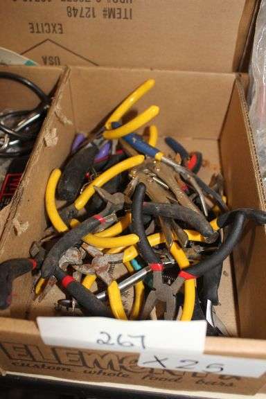 Mini Pliers Including Needle Nose, Locking, Wire Cutters Ect