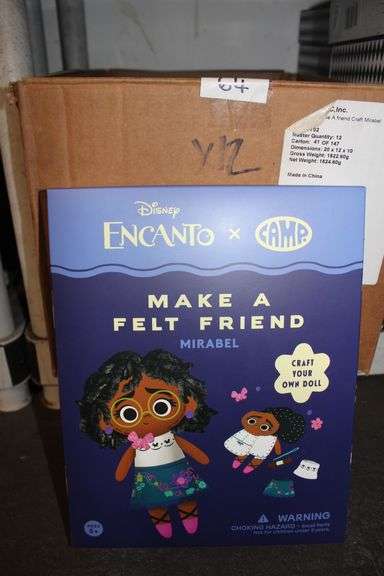 Brand New Camp X Disney'S Encanto Collab Mirabel Make A Felt Friend Doll Kit Tyac-Cmp-Ibxy
