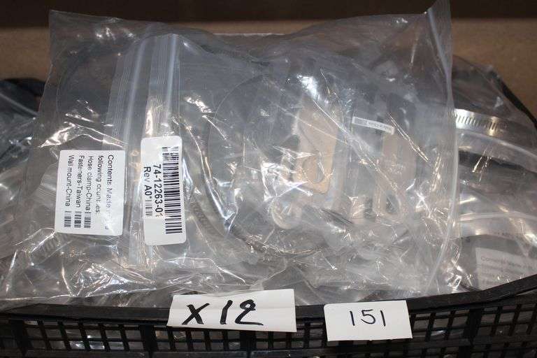 Hardware Kit With Hose Clamp, Fasteners And Wall Mount 74-12263-01 Rev.A0*