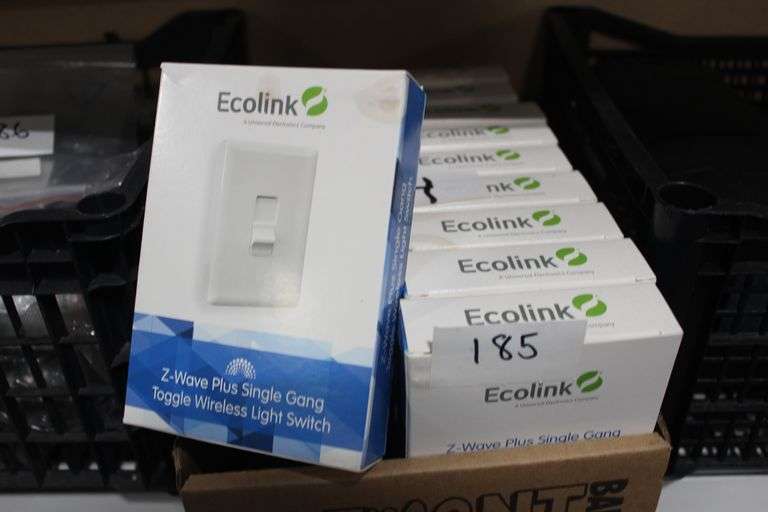 Ecolink Z-Wave Plus Single Gang Toggle Wireless Light Switch Model Tls-Zwave5