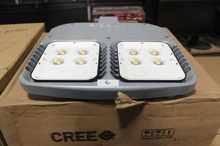 Cree Commercial Outdoor 8-Led Lamp Post Head Bxosqa9497