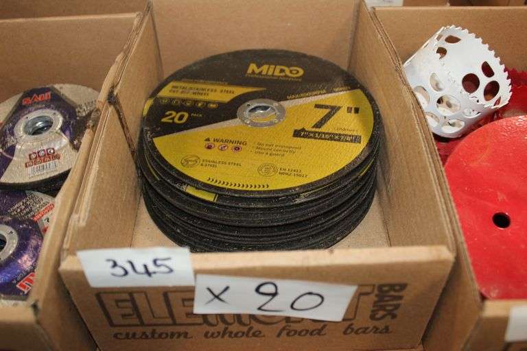 Mido Professional Abrasive Metal/Stainless Cut-Off Wheel 7"X1/16"X7/8"  8500Rpm Max