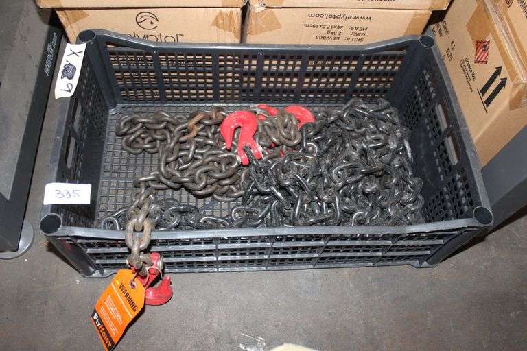 Fit Hoist Transport Binder Safety Chain 4600Lbs 5/16" 10' Grade 80