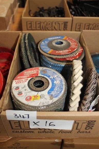Various Flap Discs Most 4.5" Including Wenora, Weiler & Diablo Steel Demon