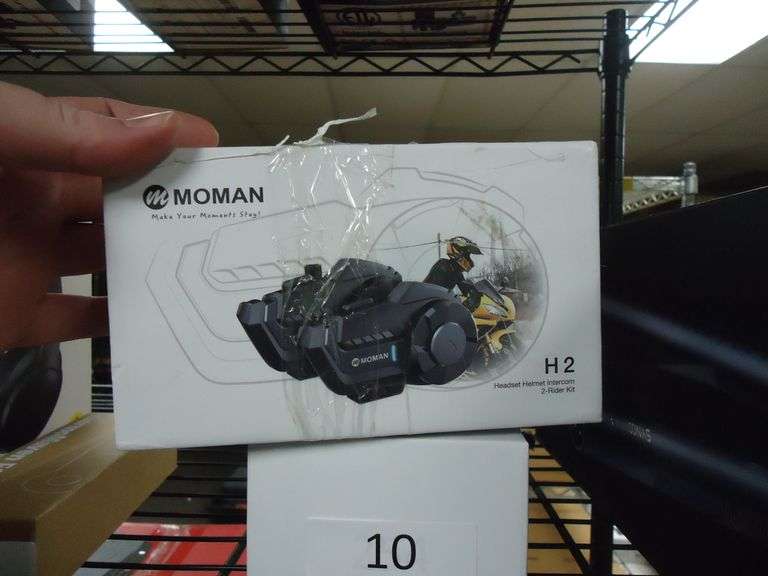 MOMAN H2 WIRELESS HEADSET AND INTERCOM 2-RIDER KIT