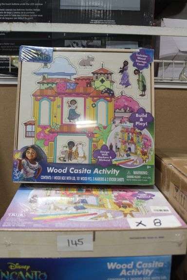 Brand new Disney Encanto Wood Casita Activity Set Retail $15 Ea