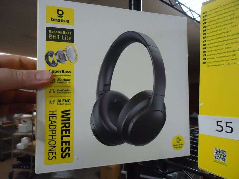 BASEUS BASS BH1 LITE OVER EAR WIRELESS HEADPHONES