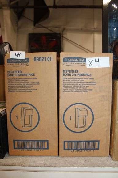 Kimberly Clark Double Roll Bath Tissue Dispenser With Coreless And Standard Core Adapters 0902101