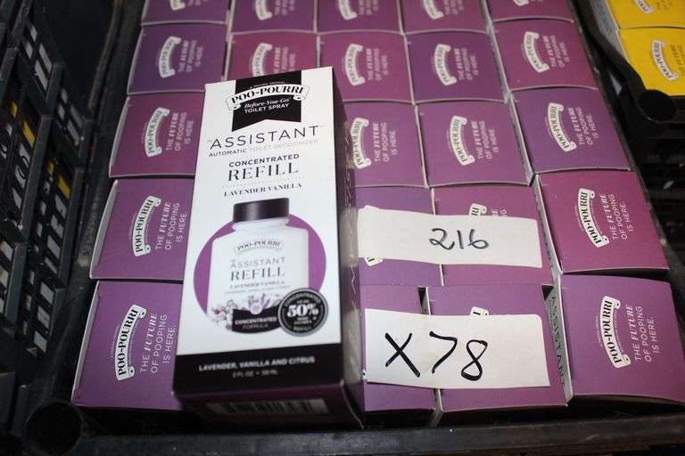 Poo-Pourri Before You Go Assistant Automatic Toilet Deodorizer Concentrated Refill Lavander Vanilla Scent 2Fl Oz