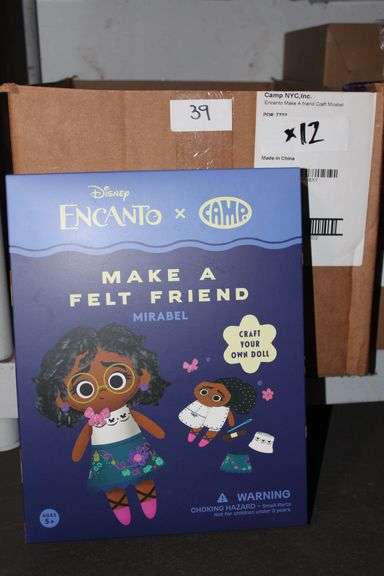 Brand New Camp X Disney'S Encanto Collab  Mirabel Make A Felt Friend Doll Kit Tyac-Cmp-Ibxy