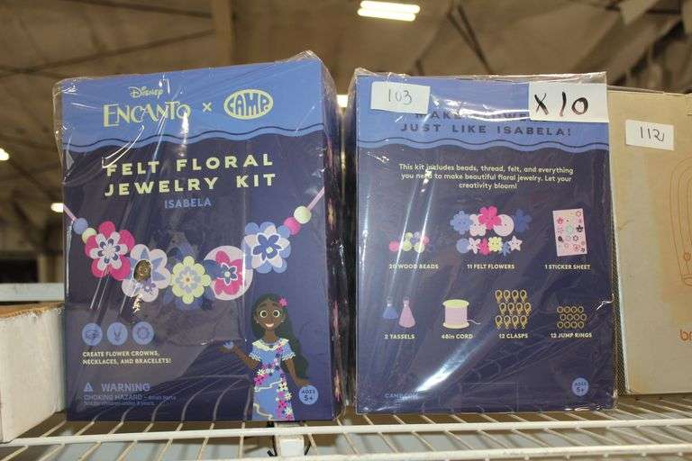 Brand new Camp X Disney Encanto Isabela Felt Floral Jewelry Kit