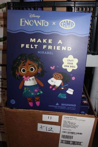 Brand New Camp X Disney'S Encanto Collab Mirabel Make A Felt Friend Doll Kit Tyac-Cmp-Ibxy