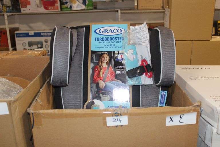 Graco Miller Fashion Turbobooster Backless Booster For Kids 40-100Lb 4'3" To 5'7" 083122 1874739