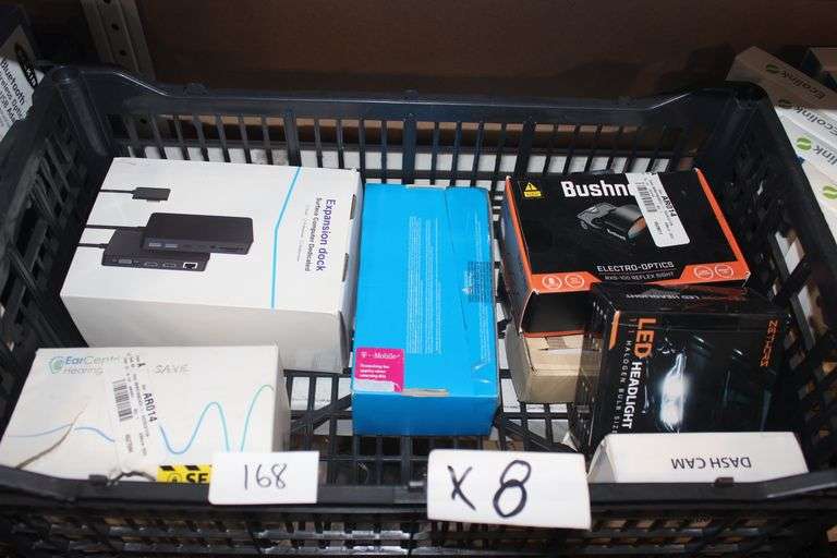 Electronics Including Bushnell Electro-Optics Rxs-100 Reflex Sight, Expansion Dock, Led Headlight Ect