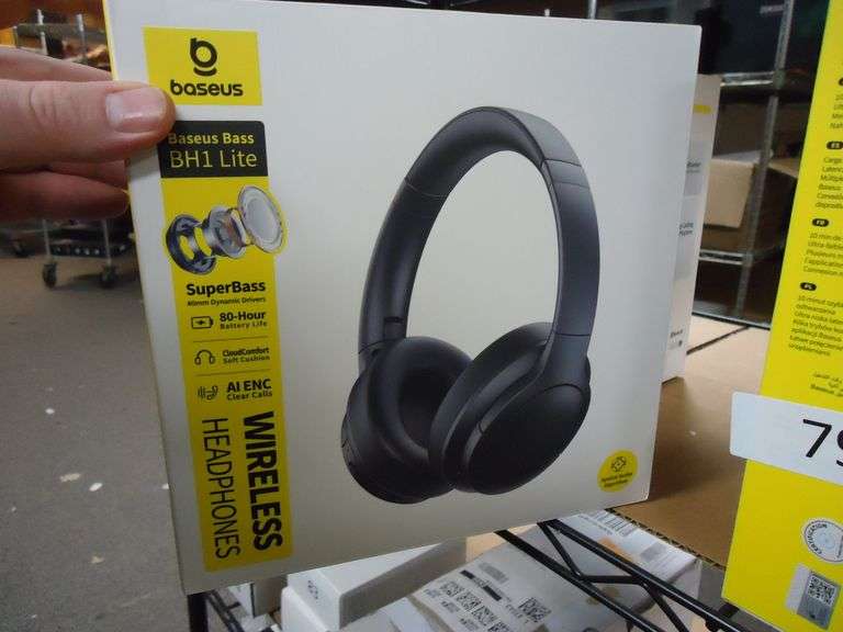 BASEUS BASS BH1 LITE OVER EAR WIRELESS HEADPHONES
