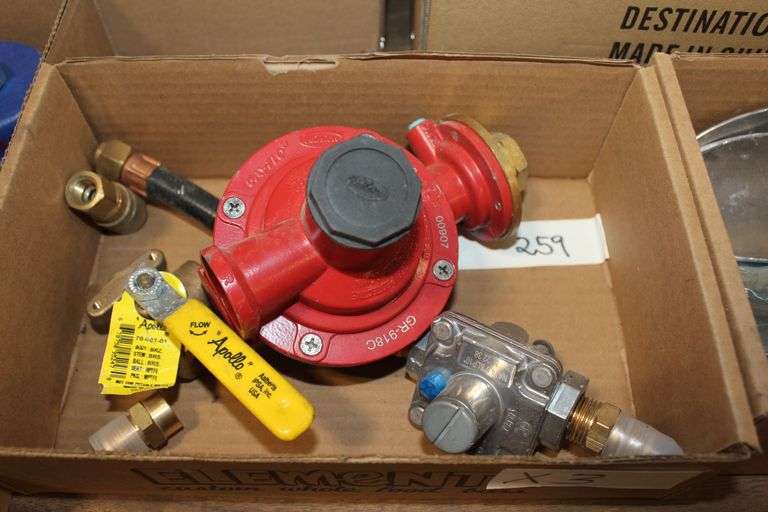 Hardware Including Fairview Gus-Flo Gr-918C; Apollo 70-601-01 Shut Off Valve, Ect