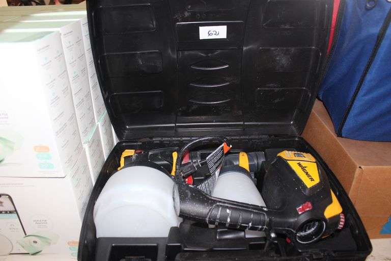 Wagner Xboost Turbine 2424011 Electric Paint Sprayer With Attachments In Travel Case
