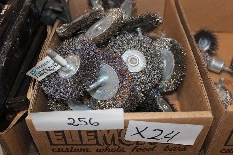 Crimped Wire Wheels Most About 3" Dia