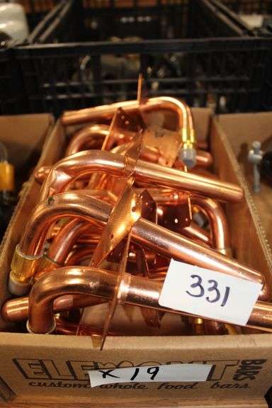 Bright Copper Tubes With Brass Ends