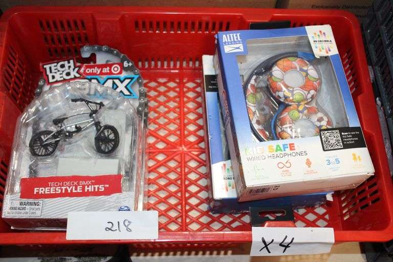 Altec Lansing Kid Safe Wired Headphones And Tech Deck Bmx Freestyle Hits Mini Bike