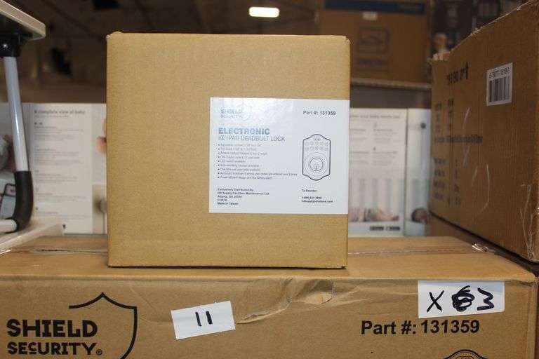 Shield Security Electronic Keypad Deadbolt Lock 131359
