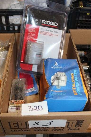 Hardware Incld. Ridgid 223S-Inner-Outer Reamer 29983 ; Aquabliss Revitalizing Shower Filter Sf100 And Cmt 796.001.00 Router Chuck Extension