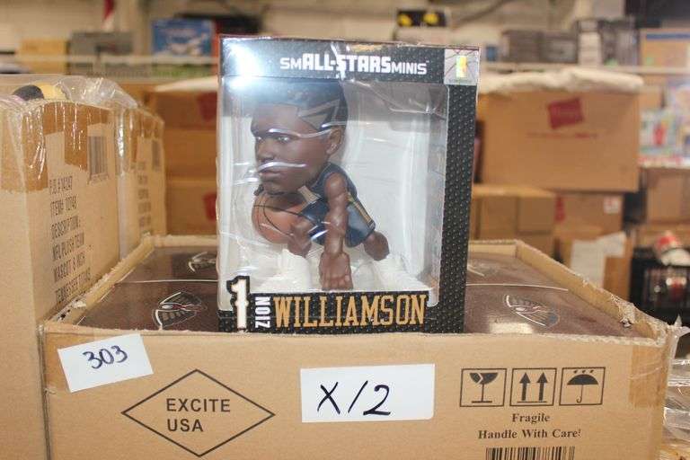 Excite Small-Stars Minis New Orleans Pelicans #1 Zion Williamson Collectible 6" Figure #7810