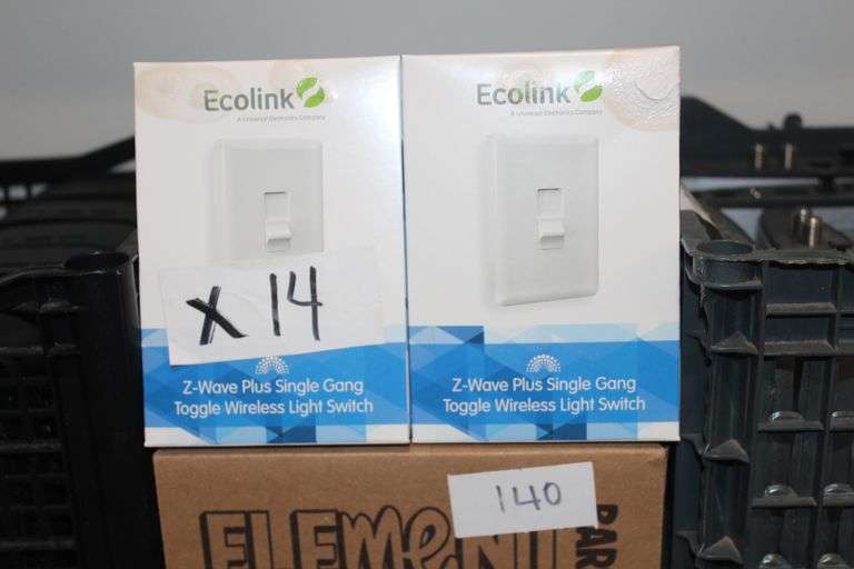 Ecolink Z-Wave Plus Single Gang Toggle Wireless Light Switch Model Tls-Zwave5