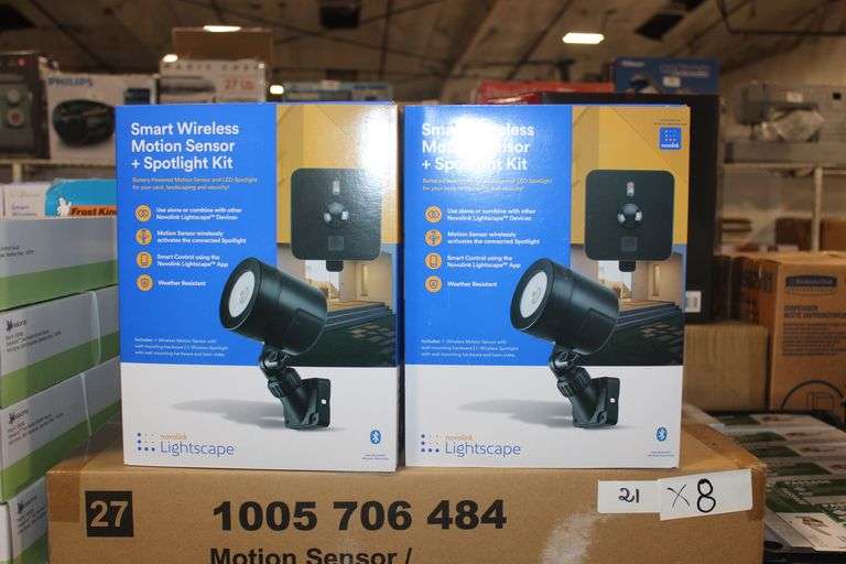 Novolink Smart Wireless Motion Sensor + Spotlight Kit Model Ls-201-Wmsrspl