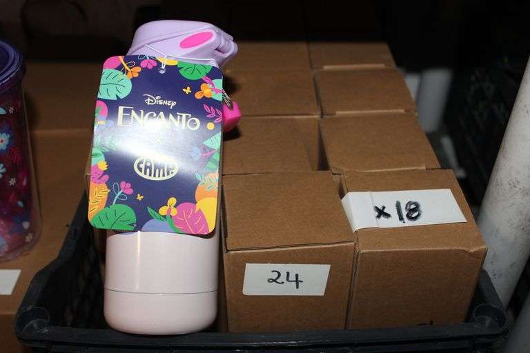 Brand New Camp X Disney'S Encanto Collab Kids Metal Water Bottle Isabela Theme Hmkd-Cmp-Qo32 Retail $22Ea