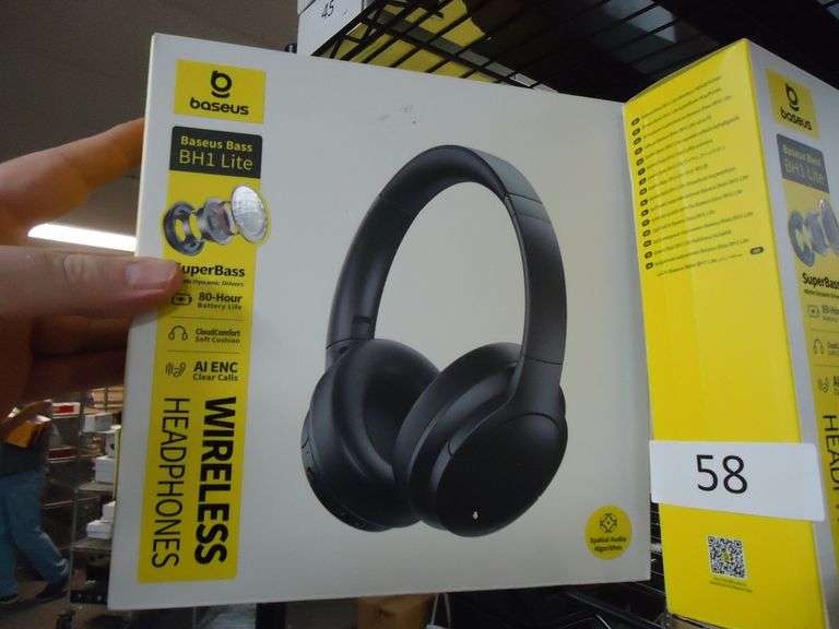 BASEUS BASS BH1 LITE OVER EAR WIRELESS HEADPHONES