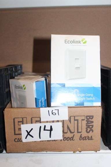 Ecolink Z-Wave Plus Single Gang Toggle Wireless Light Switch Model Tls-Zwave5