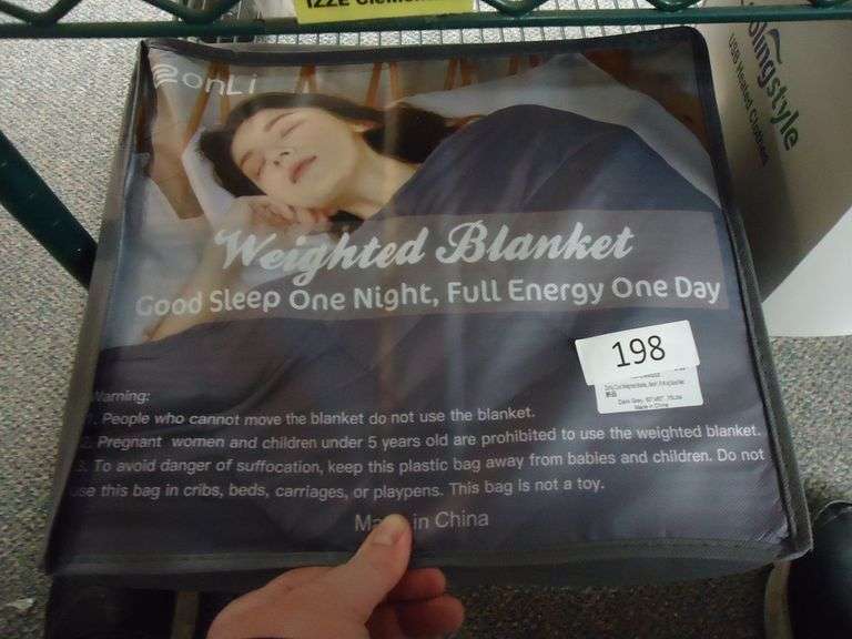 NEW! ZONLI WEIGHTED BLANKET. KING SIZE
