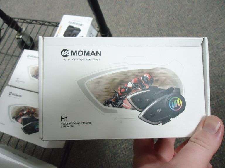 MOMAN H1 WIRELESS HEADSET AND INTERCOM 2-RIDER KIT