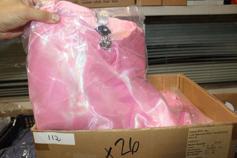 Brand New Camp X Disney's The Little Mermaid Collab 3T Pink Transforming Mermaid Skirt/Dress Apbt-Cmp-X34M New With Tags