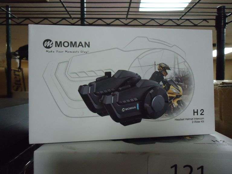 MOMAN H2 WIRELESS HEADSET AND INTERCOM 2-RIDER KIT