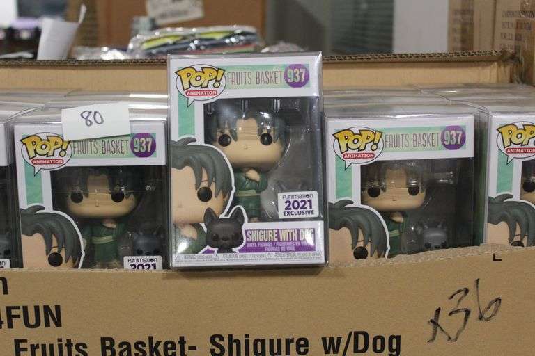 Brand new Funko Pop! Animation Fruits Basket #937 Funimation 2021 Exclusive Shigure With Dog Vinyl Figures