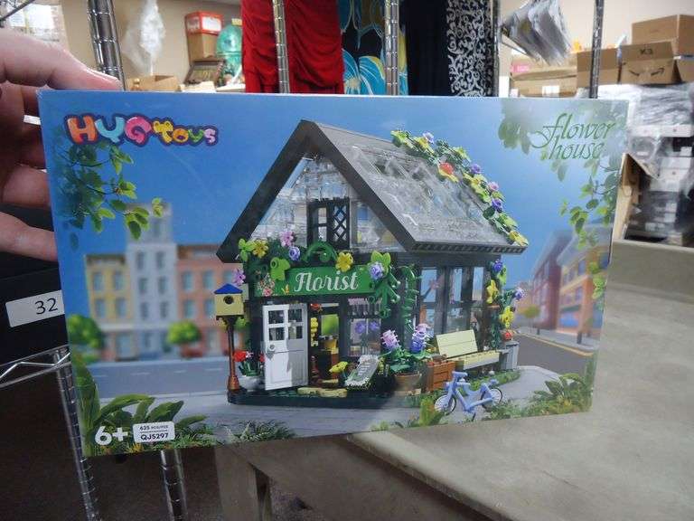 NEW! HYGTOYS FLOWER HOUSE LEGO-LIKE BLOCK SET