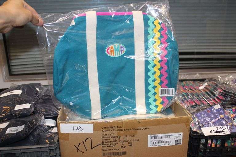 Brand New Camp X Disney's Encanto Collab Kids Small Canvas Duffle Bag Acbg-Cmp-7Im0, retails at $40 each