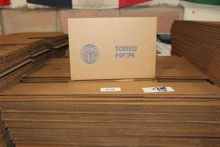 Omni Packaging Singlewall Box Sc08832 Top Opening, Aprox 9.5"X7"X4.5"