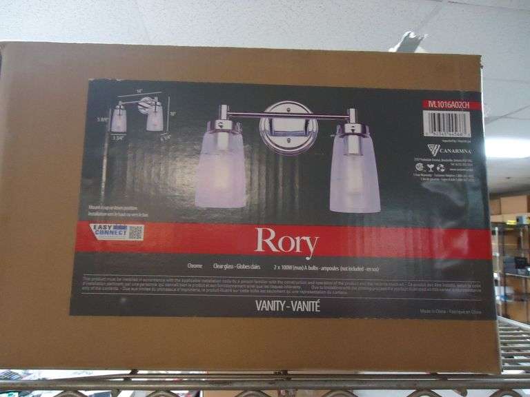 NEW! RORY BATHROOM VANITY LIGHT FIXTURE