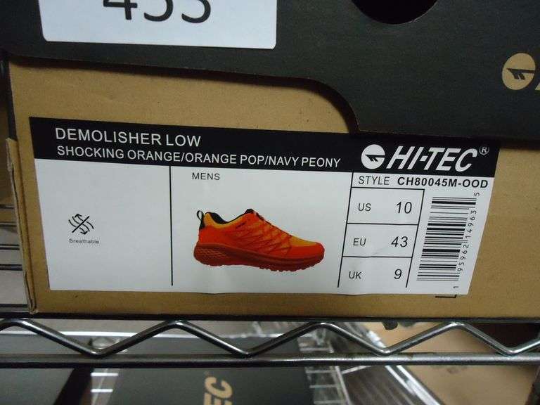NEW! HI-TEC DEMOLISHER LOW SHOE MENS SIZE 10.5