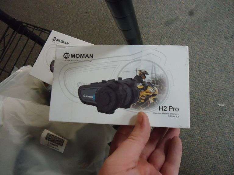 MOMAN H2 PRO WIRELESS HEADSET AND INTERCOM 2-RIDER KIT