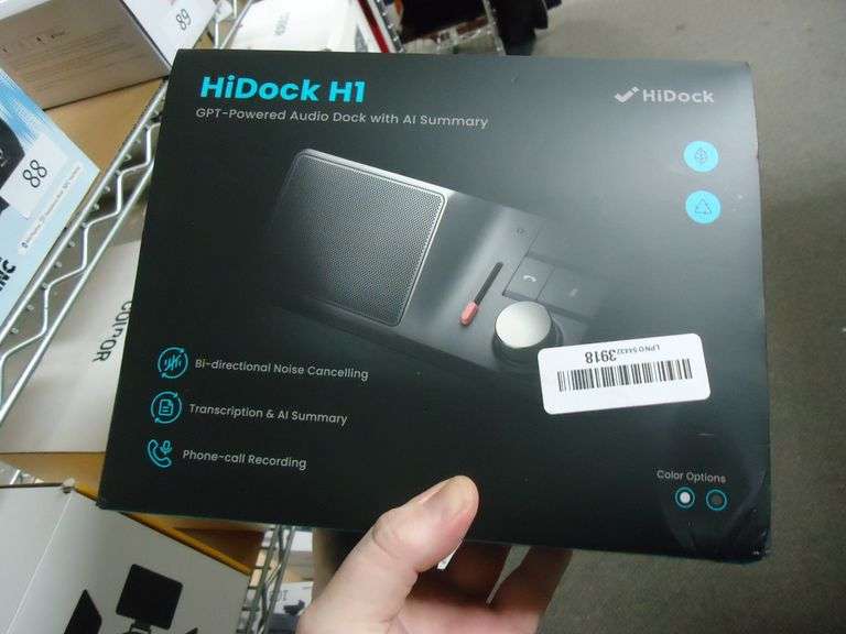HIDOCK GPT-POWERED AUDIO DOCK WITH AI MEETING SUMMARY